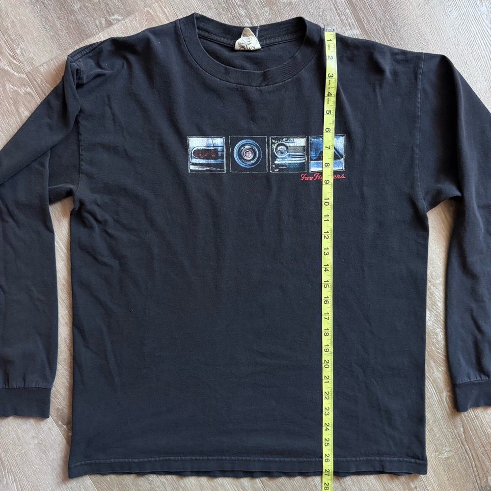 Vintage Foo Fighters Men’s Long Sleeve Shirt Size Large Black - Picture 5 of 6